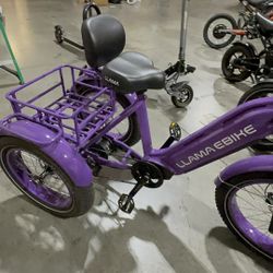 LLAMA Trike CT10 Fat Tire Electric Cargo Trike(Fully Assembled) 