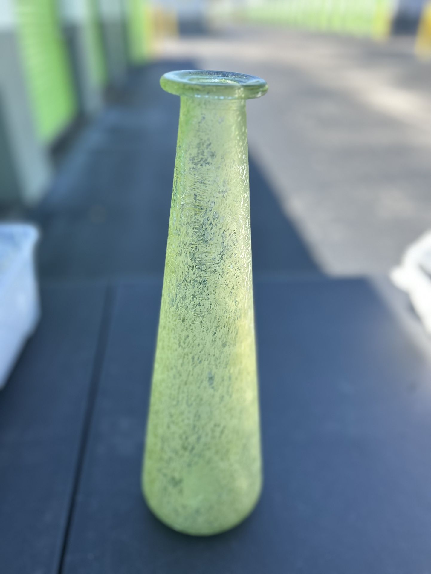 Tall Glass Bottle With Stopper