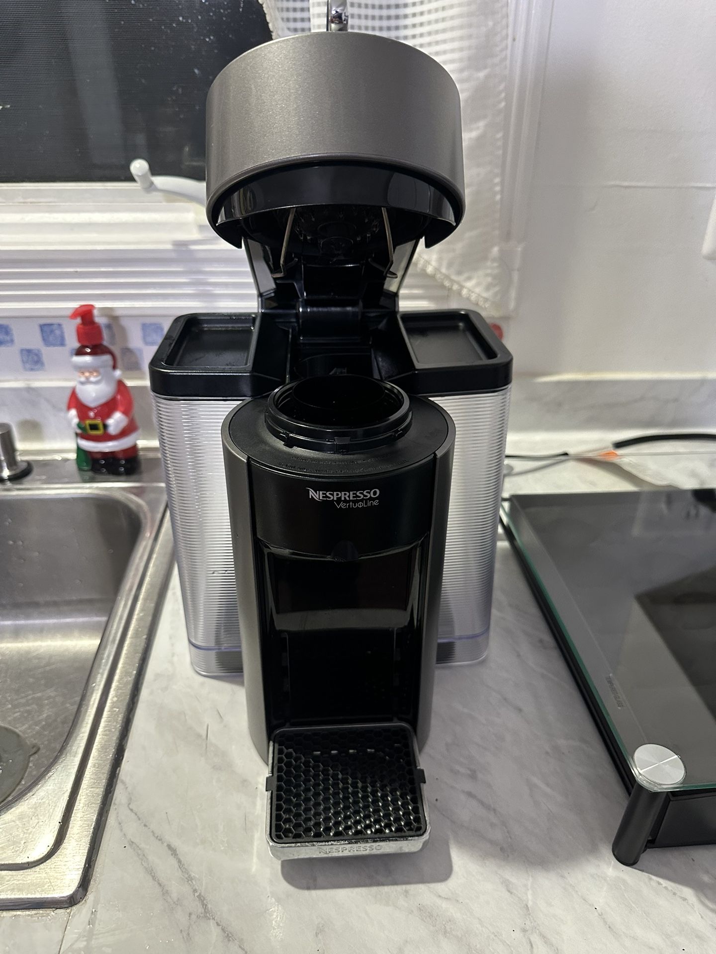 Nespresso Vertuoline Coffee Machine Grey (NO BOX )WITH Capsule Storage BUNDLE