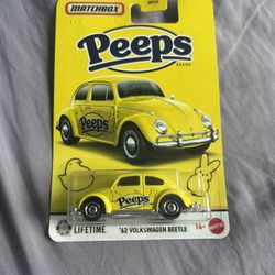 2026 Matchbox Peeps Volkswagen Beetle (Yellow) Lot of 3  - Not Hotwheels 