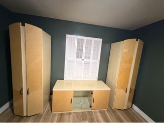 Giant wood bedroom set