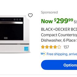 Black & Decker  Portable Dishwasher 