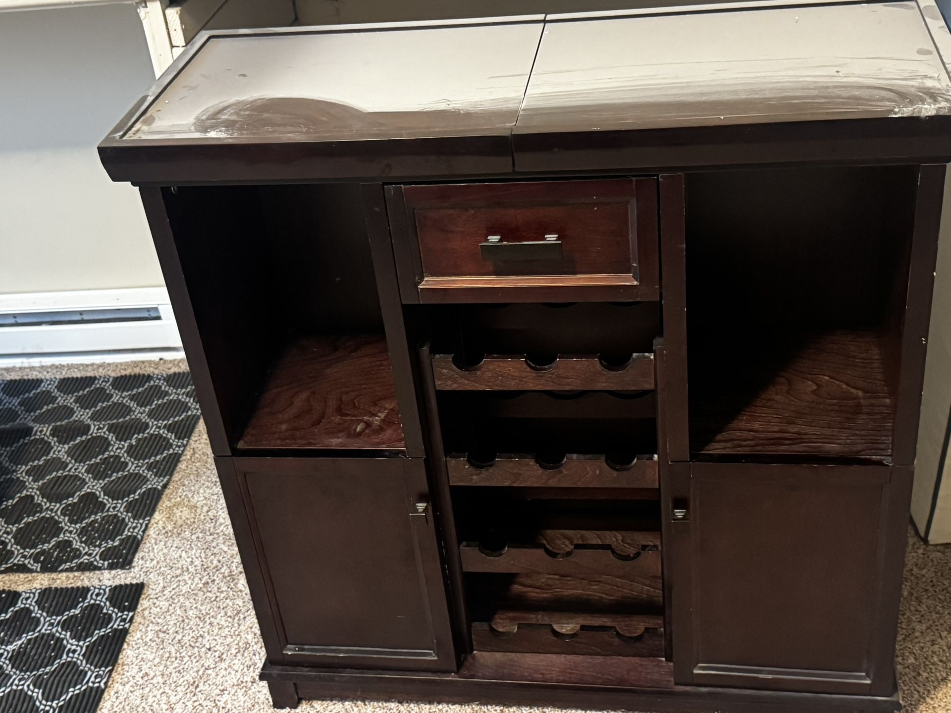 Wine, Beer, And Liquor Cabinet For Sale
