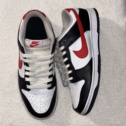 Nike dunk Red swoosh Panda