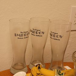 FREE Improv Pint Beer Glasses (3)