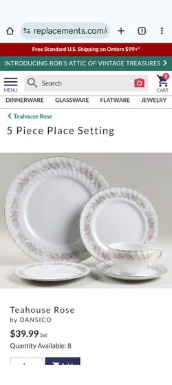 Vintage China Teahouse Rose By Dansico