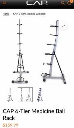 CAP Barbell 6-Tier Medicine Ball Rack