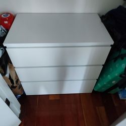 White IKEA Dresser 