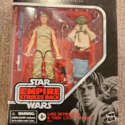 STARWARS BLACK SERIES JEDI TRAINING LUKE & YODA