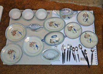 Childrens Japanese tea set porcelain service for 3