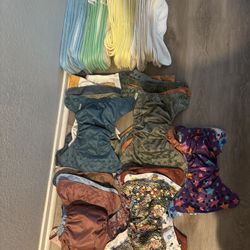 Kinder Cloth Diapers And New Inserts