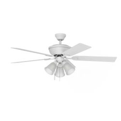 Harbor Breeze 52-inch SAILOR White Ceiling Fan with LED Lights