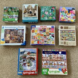 9 ~ 400-550 Piece Puzzles