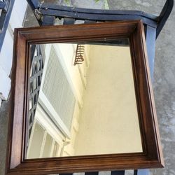Nice Wood Framed Mirror