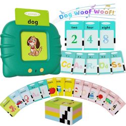 Brandnew Toddler Toys Talking Flash Cards for 1 2 3 4 5 6 Year Old Boys and Girls, Autism Sensory Toys for Autistic Children, Learning Educational Mon