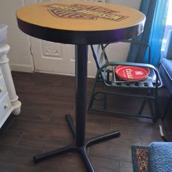 Vintage Harley Davidson Bar Table