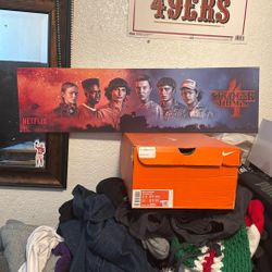 Stranger Things Walmart Advertise Poster Board 