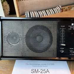 TOA SM-25A Active Stage Monitor Speaker – Powered – Great for PA or Monitor Use