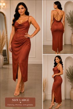 Orange dress