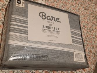 Bed queen size sheet set new