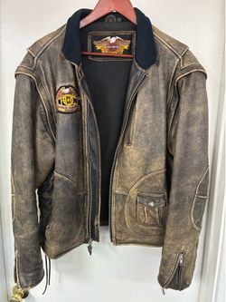 Harley Davidson Leather Jacket Large
