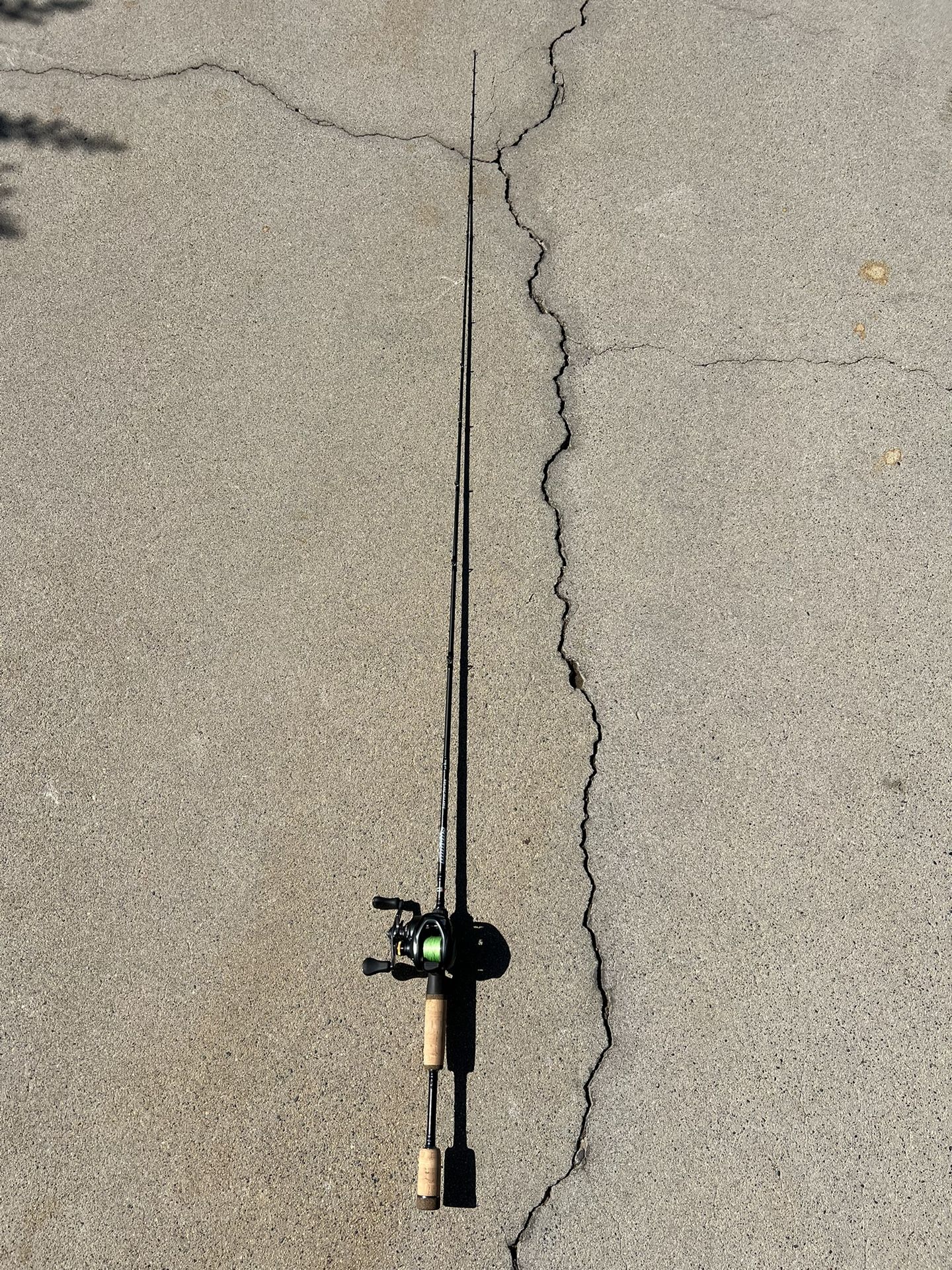 Shimano Curado BFS Casting Reel Paired With Dobyns Rod