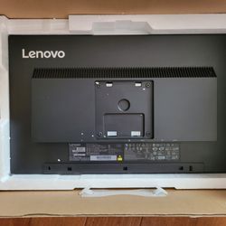 New Lenovo Monitor 