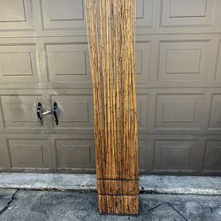 (2) 7 1/2 ‘ Home Decor, Bamboo Privacy Screen Stand Stands