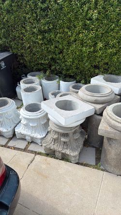 Cement 10 foot pillars