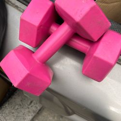 Two 5lb Dumbbells 
