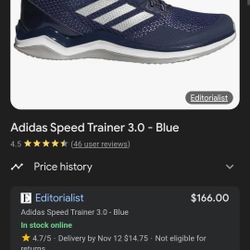 Mens Adidas Speed Trainer 3.0 Size 10.5d