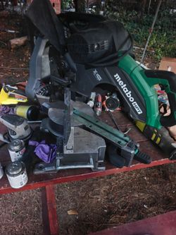 Metabo 12" radial chop saw