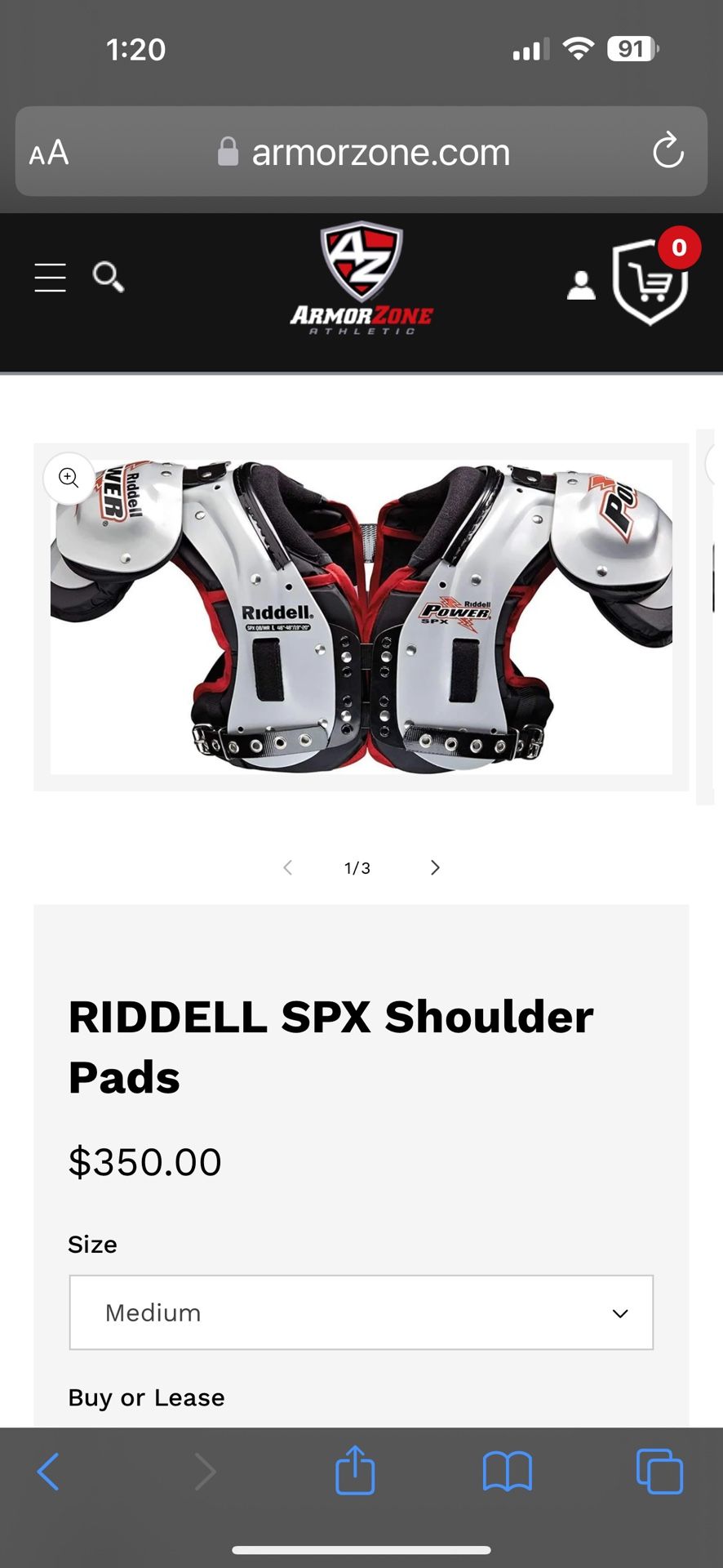 Riddell Varsity SPX Football Shoulder Pads for Sale in Peoria, AZ