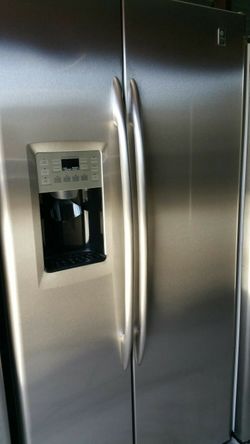 Ge profile stainless steel fridge