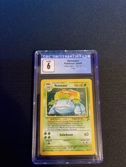Venusaur Base Set 2. CGC 6