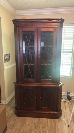 All wood cabinet