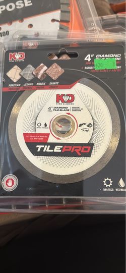 King Diamond 4" TilePro Diamond Tile Blade