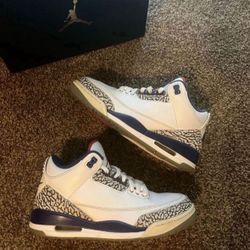 Jordan 3 True Blue Size 8