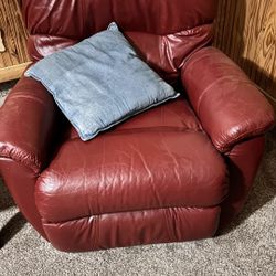 Genuine Leather La-Z-Boy Recliner-SMOKE FREE HOME!