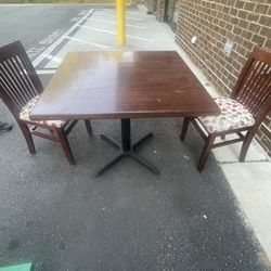 Table  With 4 Chairs
