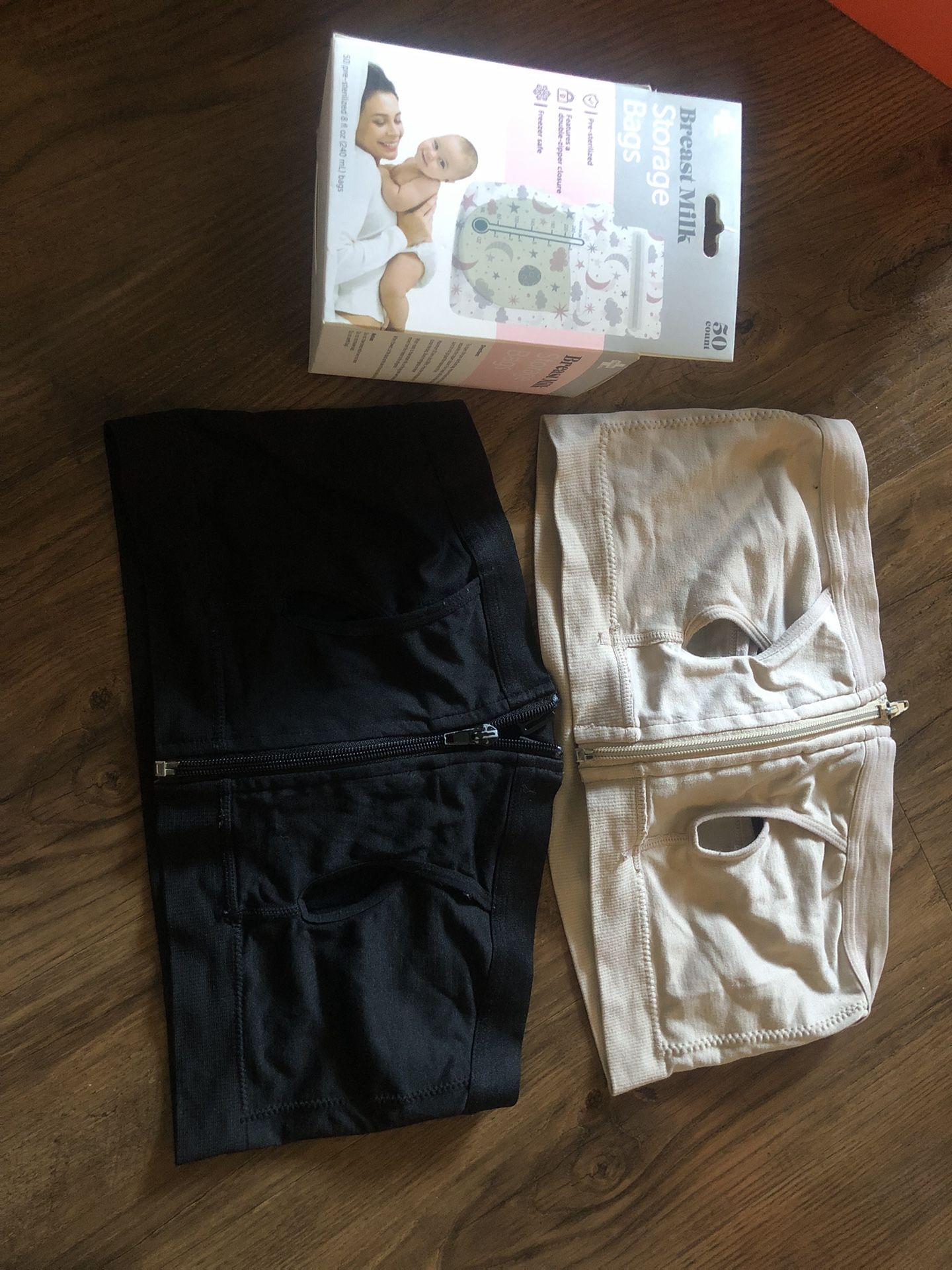 Nursing Bras/ Bras To Pump Milk And Milk Bags