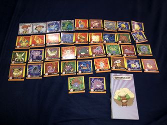 Vintage pokemon artbox stickers and sticker book lot
