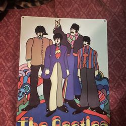 The Beatles Yellow Submarine Metal Poster