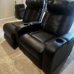 6 Theater Chairs