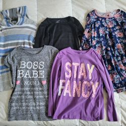 Girls Size 7 Tops Bundle