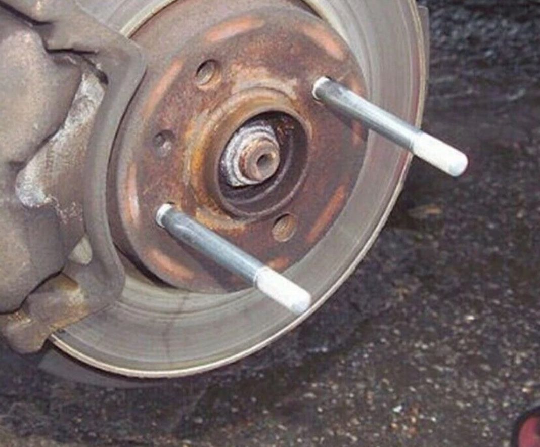 2pcs M14x1.5 Wheel Hanger Pin Lug Hole Guide Alignment Tool for Mercedes/BMW B2)