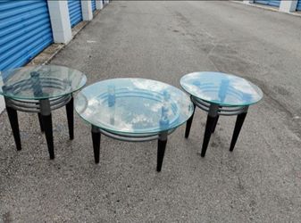 Coffee table and end tables