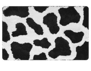 Cow & Pink Bathroom Decor