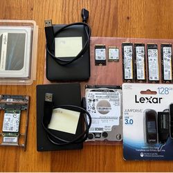 NVME M.2 mini SATA HDD 256GB 500GB 1TB 2TB SSD HDD Hard Drive - Thumb Drive External Hard Drive 32Gb 64Gb 128Gb for Laptop & Desktop- Please Read