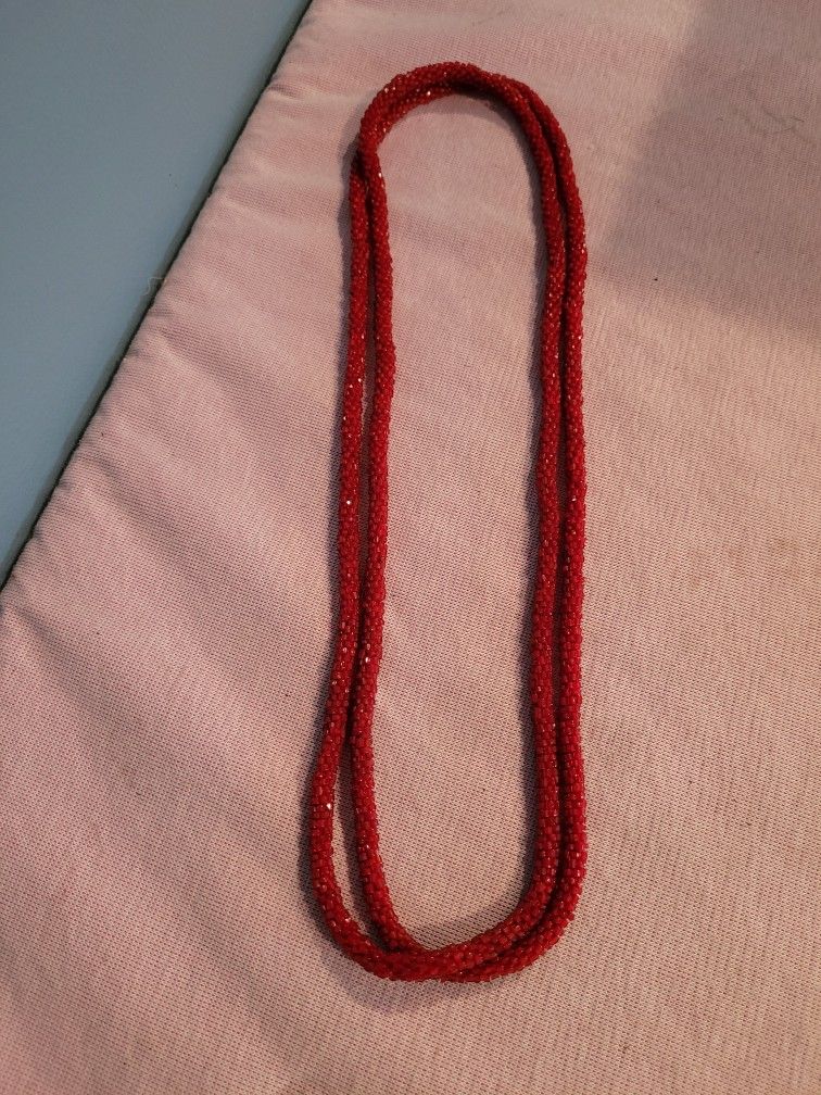 Red Rope Necklace